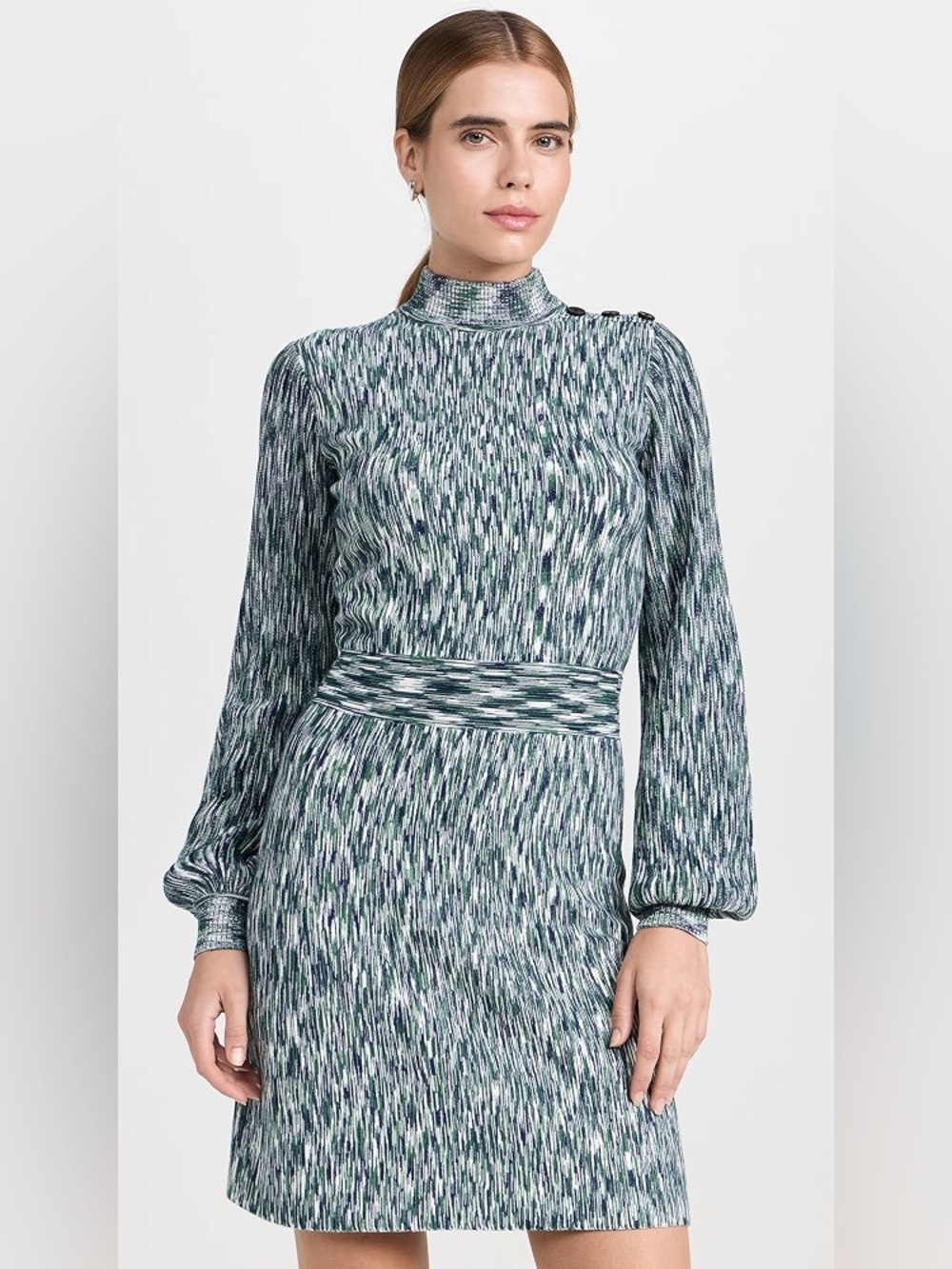 Shoshanna Molly Dress in Sage Multi size XL NWT